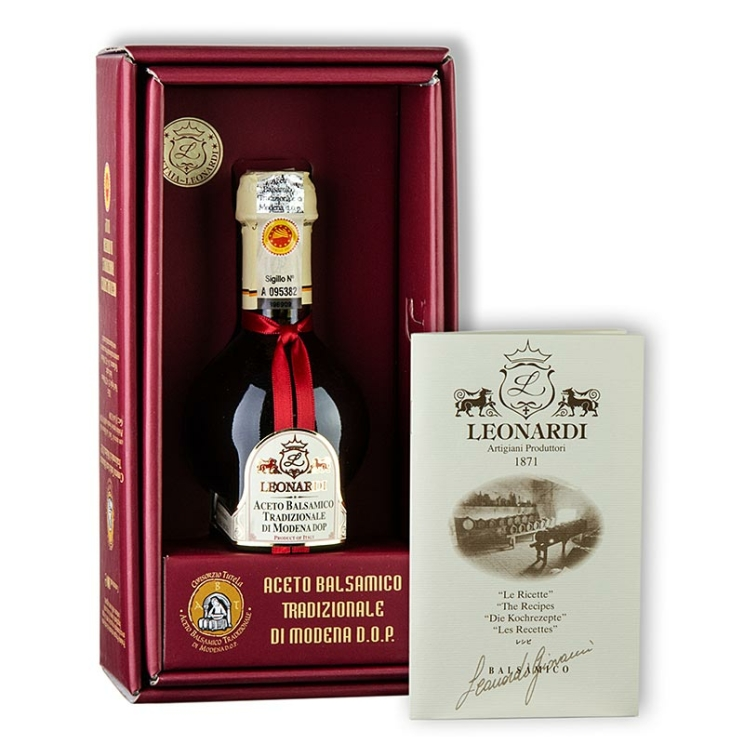 Aceto Balsamico Tradizionale di Modena DOP/g.U., 12 Jahre gereift, Leonardi, 100 ml