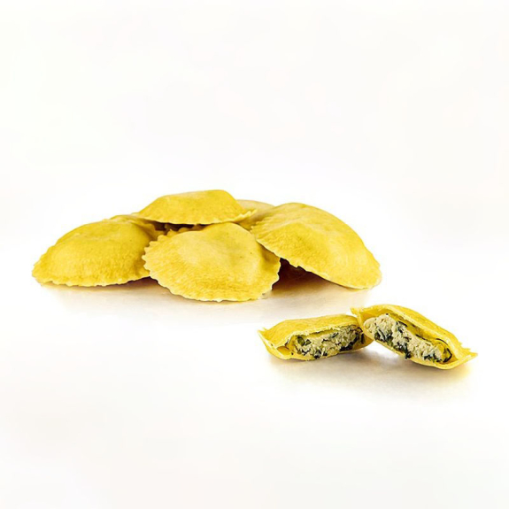 Frische Agnolotti mit B&auml;rlauch-F&uuml;llung
					500 g
				