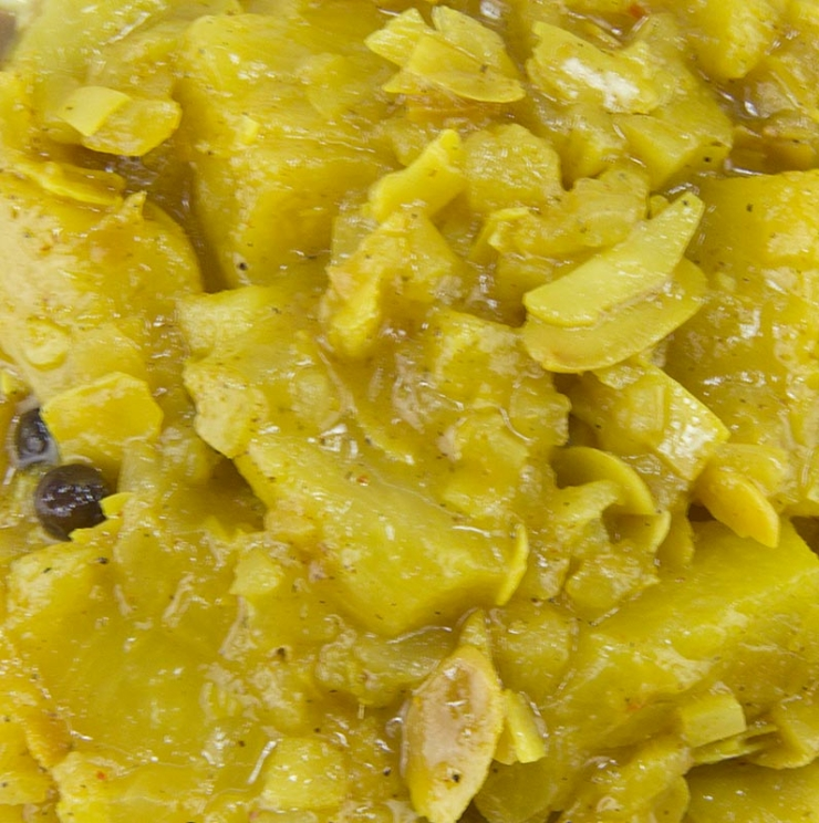 Ananas Curry Chutney mit Mandeln, Holunderblüte und Zitronengras, 900 ml