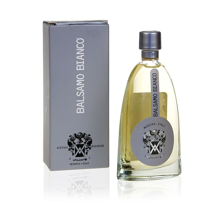 Balsamico Bianco Condimento Malpighi 5 Jahre, Eichenholzfass, 200 ml