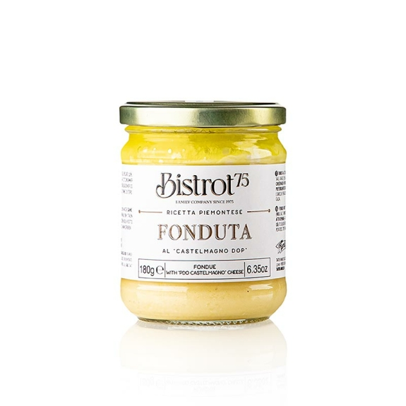 Bistrot 75, Fonduta
					K&auml;sefondue mit Castelmagno g.U., Tartuflanghe, 180 g
				