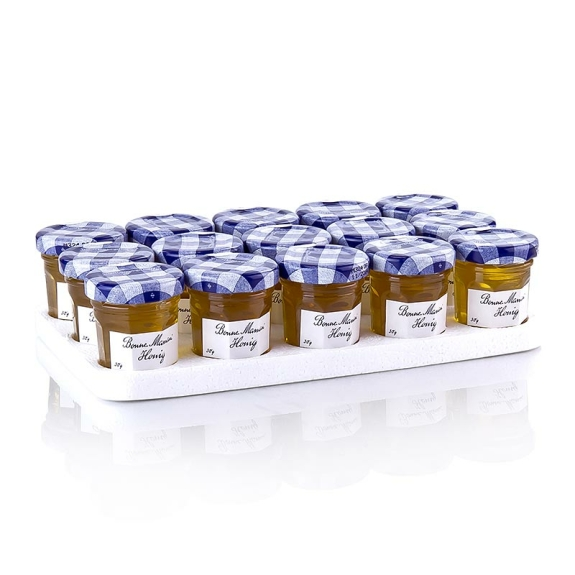 Honig "Mini"
					Bonne Maman, Portionsgl&auml;ser, 450 g, 15 x 30 g
				