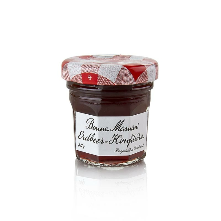 Erdbeer-Konfitüre Bonne Maman, Portionsgläser, 450 g, 15 x 30 g