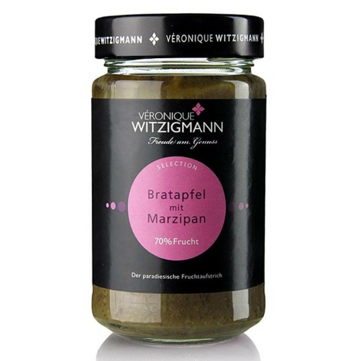 Bratapfel mit Marzipan Fruchtaufstrich, 70 % Frucht, Véronique Witzigmann, 225 g