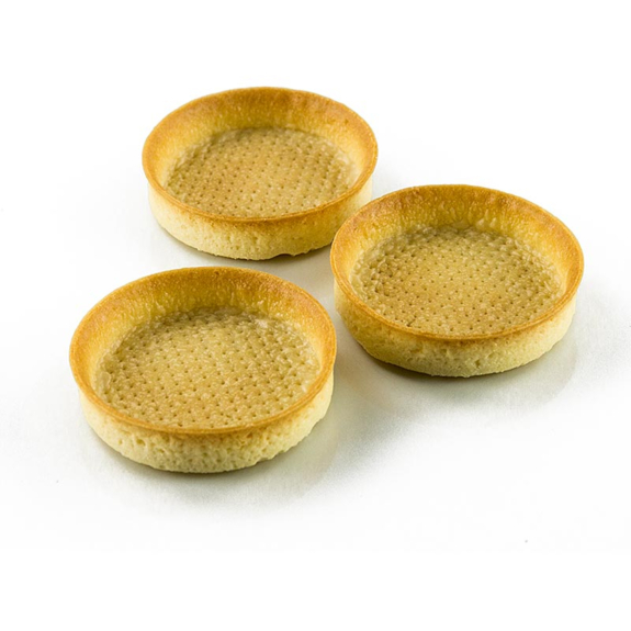 Dessert-Tartelettes - Filigrano M&uuml;rbeteig, 55 St&uuml;ck
					rund, &oslash; 8,3 cm, H&ouml;he 2 cm
				