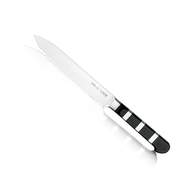 Allzweckmesser mit Wellenschliff Dick Serie 1905, Profi Küchenmesser, 13 cm