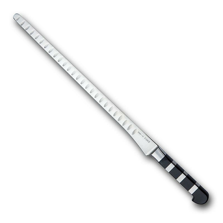 Lachsmesser / Schinkenmesser mit Kullenschliff, flexibel Dick Serie 1905, Profi Küchenmesser, 32 cm