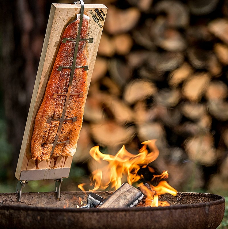 Flammlachsbrett Premium Axtschlag, 1 Stück