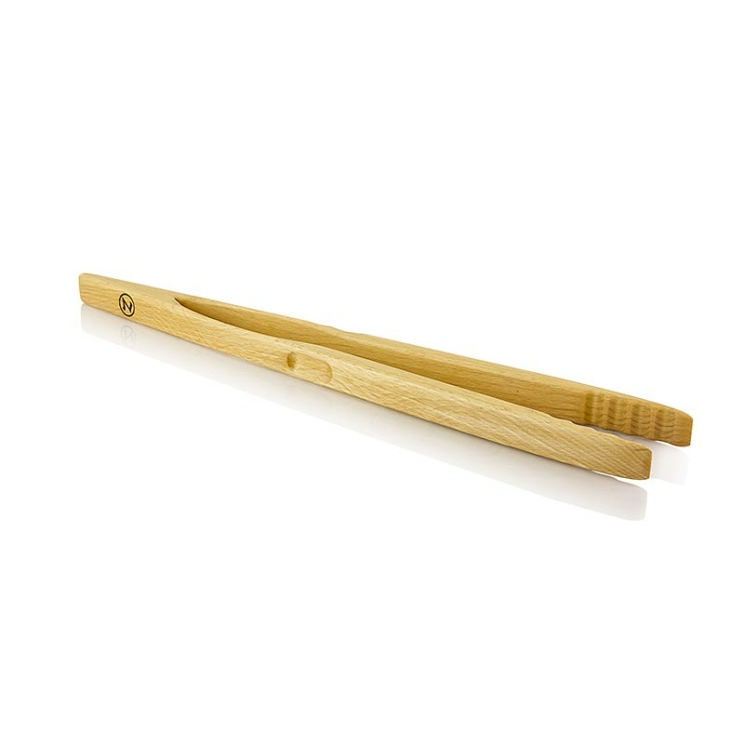 Holz Grillzange 46 cm, aus Buchenholz