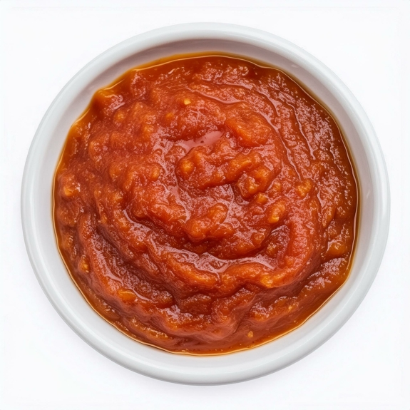 Hagebutten Fruchtpüree
					100 % Hagebutten, fein passiert, 680 g
				