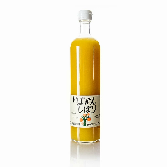 Iyokan Saft
					100 % Iyokan, Mandarinen Saft, Japan, 750 ml
				