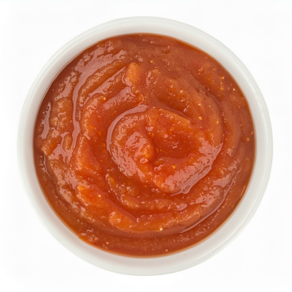 Johannisbeer Fruchtpüree
					100 % Johannisbeeren, fein passiert, 680 g
				