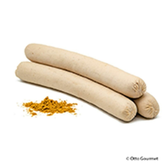 Feine Kalbscurrywurst
					gebr&uuml;ht, ohne Darm, Otto Gourmet, 360 g, 3 x 120 g
				