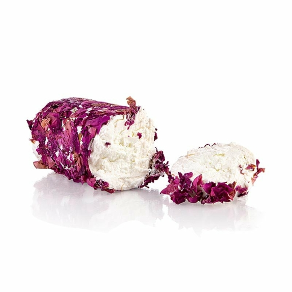 La Buchette mit roten Rosenbl&uuml;ten
					Ziegenmilch, 100 g
				