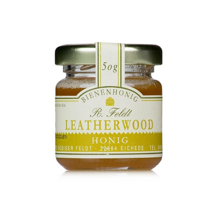 Leatherwoodhonig Imkerei Feldt, Tasmanien, Australien, Portionsglas, 50 g