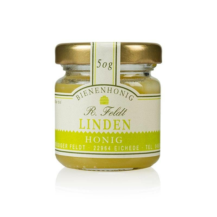 Lindenhonig Imkerei Feldt, Deutschland, Portionsglas, 50 g
