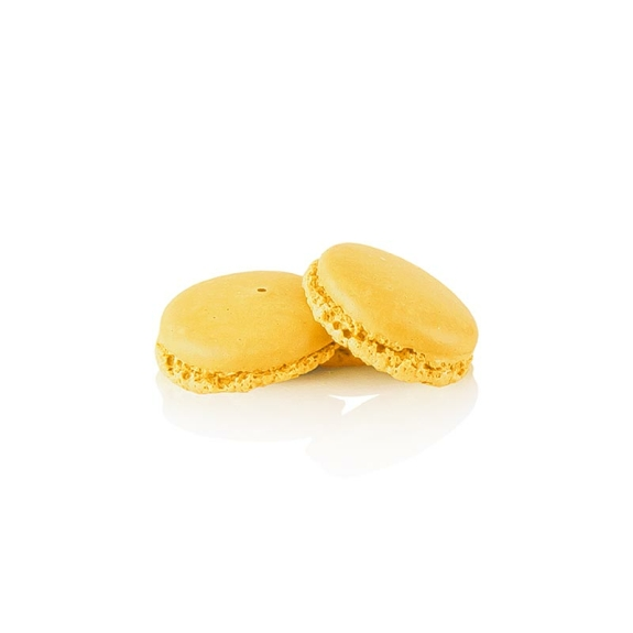 Macarons Gelb, Mandel-Baiser H&auml;lften zum F&uuml;llen
					ca. &oslash; 3,5 cm, 921 g, 384 St
				