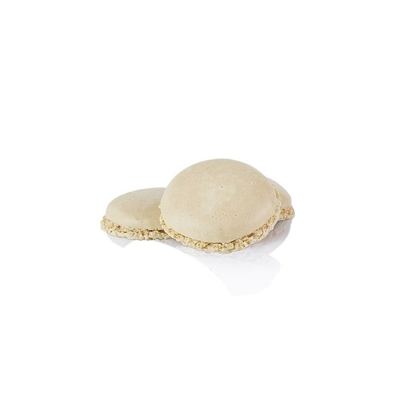 Macarons Natur, Mandel-Baiser H&auml;lften zum F&uuml;llen
					ca. &oslash; 3,5 cm, 921 g, 384 St
				