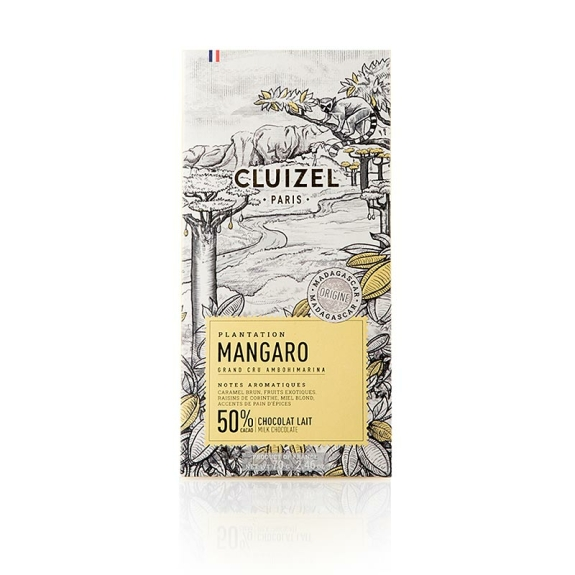 Plantagenschokoladentafel Mangaro
					Milchschokolade mind. 50 % Kakaoanteil,Manufacture CLUIZEL, Frankreich, 70 g
				