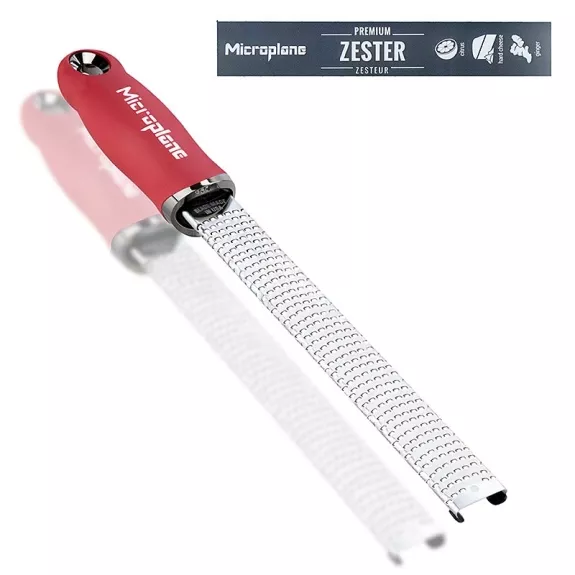 Microplane Zestenreibe Granatapfel rot
					Premium Classic, Soft-touch Griff, 1 St
				