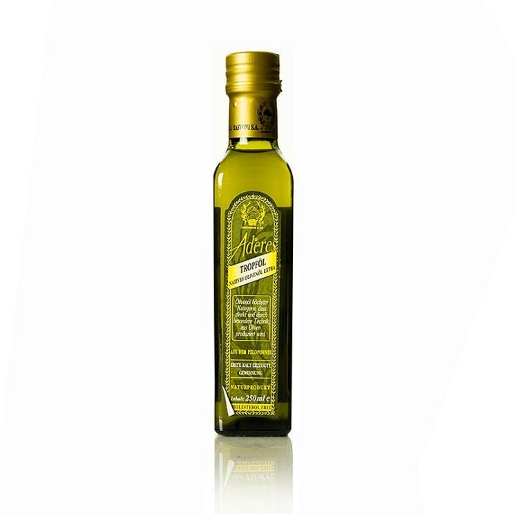 Aderes Tropföl Natives Olivenöl Extra, Peloponnes, Griechenland,