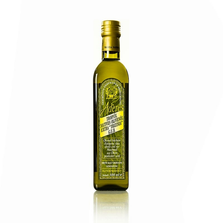 Aderes Tropföl Natives Olivenöl Extra, Peloponnes, Griechenland, 500 ml