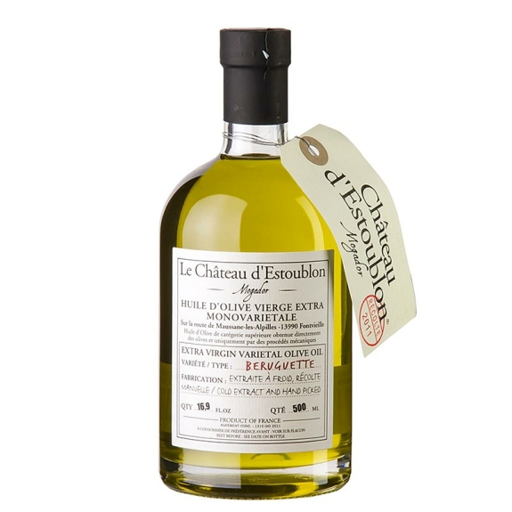 Chateau d&acute;Estoublon Beruguette
					Natives Oliven&ouml;l Extra, Provence-Alpes-C&ocirc;te d&rsquo;Azur, Frankreich, 500 ml
				