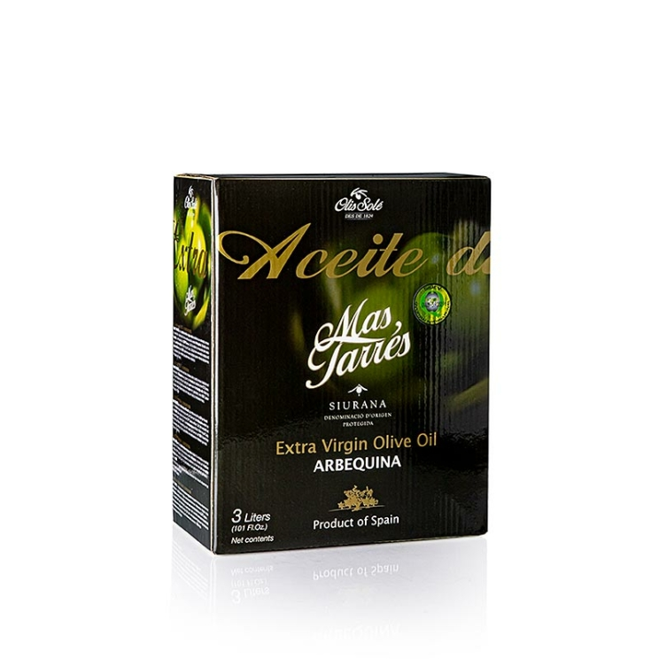 Mas Tarrés Oliva Verde Natives Olivenöl Extra, Katalonien, Spanien, 3 Liter