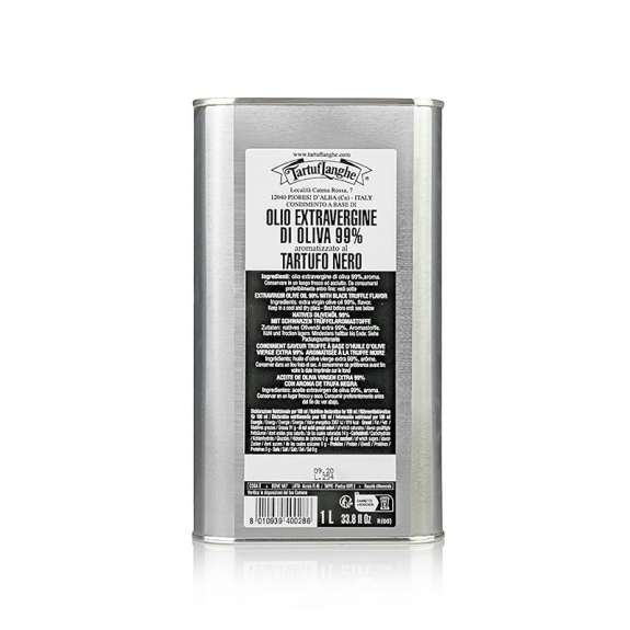 Natives Oliven&ouml;l Extra mit schwarzem Tr&uuml;ffel-Aroma
					Tr&uuml;ffel&ouml;l, Italien, Tartuflanghe, 1 Liter
				