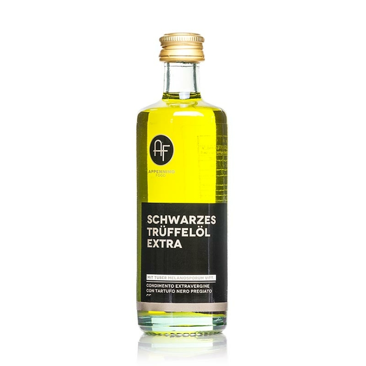 Natives Olivenöl Extra mit schwarzem Trüffel-Aroma Trüffelöl, Italien, Appennino, 60 ml
