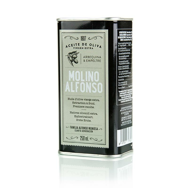 Molino Alfonso, Arbequina & Empreltre Natives Olivenöl Extra, Spanien, 250 ml