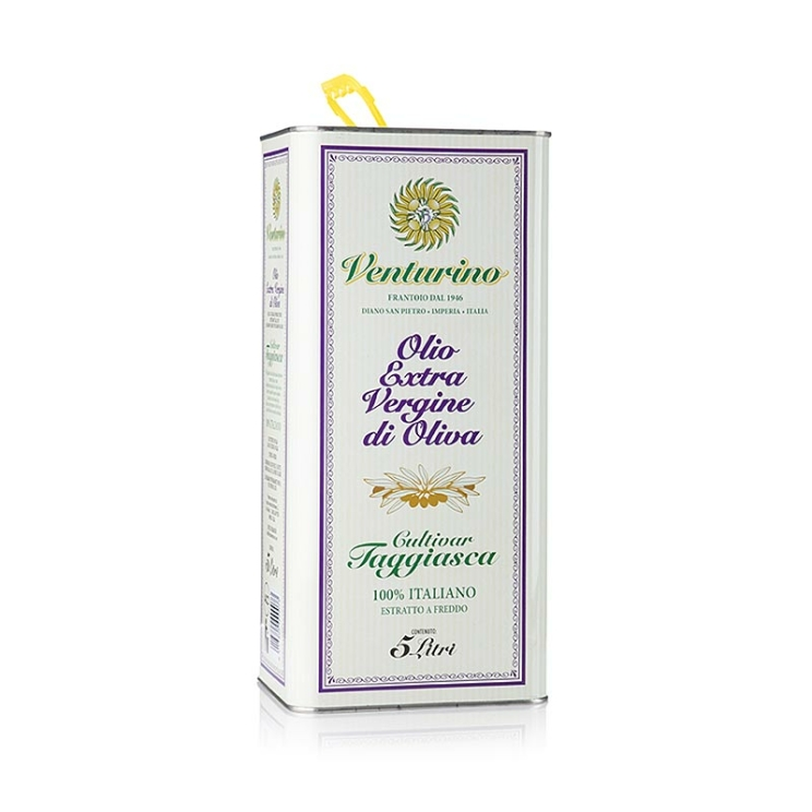 Venturino Natives Olivenöl Extra, Ligurien, Italien, 5 Liter