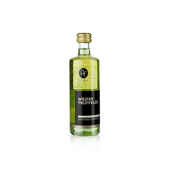 Oliven&ouml;l mit wei&szlig;er Tr&uuml;ffel-Aroma
					Tr&uuml;ffel&ouml;l, Italien, Appennino, 60 ml
				