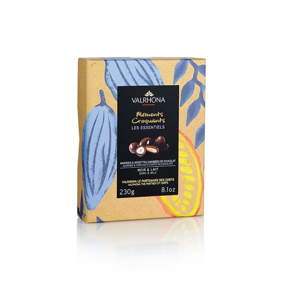 Valrhona Equinoxe Kugel, Mandel & Haselnuss in Bitter u. Milch-Schokolade
					230 g, 24 St&uuml;ck
				