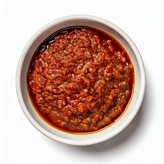 Rotes Pesto
					mit sonnengereiften Tomaten & schwarzen Oliven, 900 ml
				