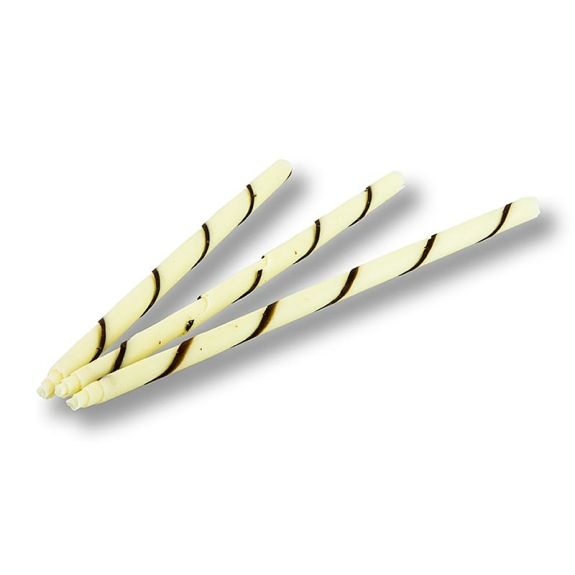 Schokozigarren "Panatela"
					Wei&szlig;e & Zartbitter-Schokolade, gestreift, 20 cm, &oslash; 6 mm, 715 g, 110 St&uuml;ck
				