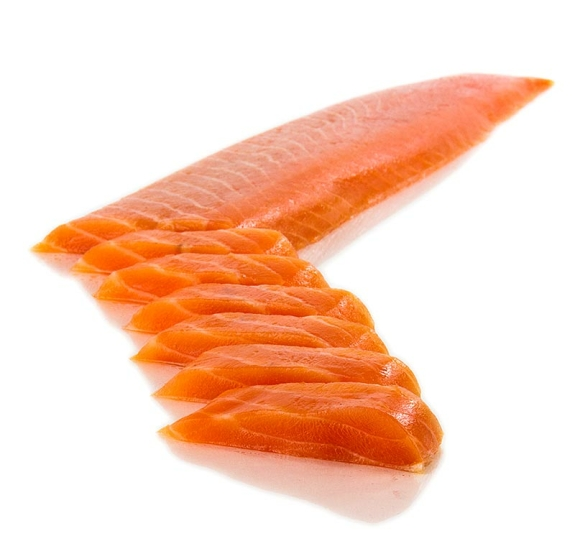 Rücken-Filet vom schottischen Räucherlachs
					Lang & schmal, ungeschnitten, 500 g
				