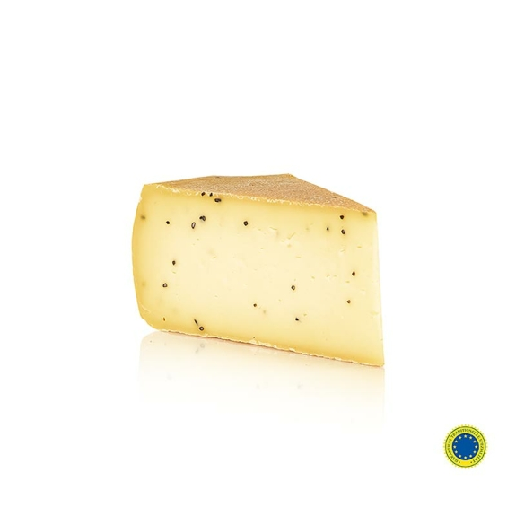 Schwarzk&uuml;mmelk&auml;se
					halbfester Schnittk&auml;se, BIO, 250 g
				