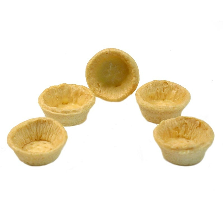 Snack Tartelettes, 160 Stück HUG, rund, ø 4,2 cm, hell, salzig