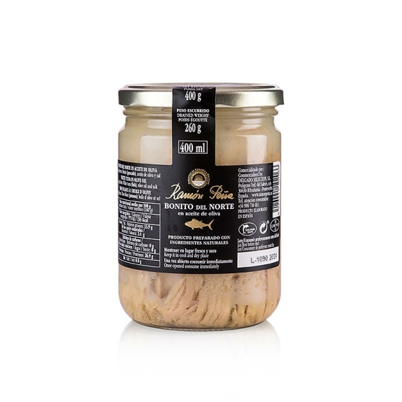 Thunfisch R&uuml;ckenfleischBonito del Norte
					in Oliven&ouml;l, Ramon PE&Ntilde;A GOLD, 400 g
				