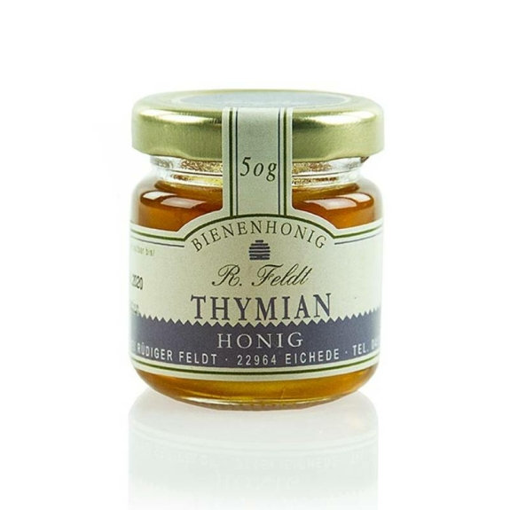 Thymianhonig
					Imkerei Feldt, Spanien, Portionsglas, 50 g
				