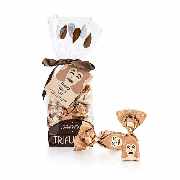Tr&uuml;ffelpralinen Alba mini, wei&szlig;e Schokolade
					180 g
				
