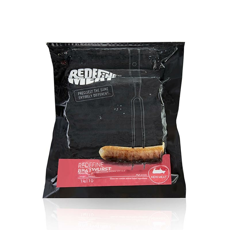 Vegane Bratwurst Redefine Meat, 1 kg, 10 Stück