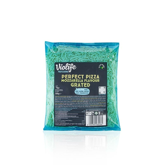 Vegane Pizza K&auml;sealternative "Mozzarella"
					gerieben, Violife, 500 g
				