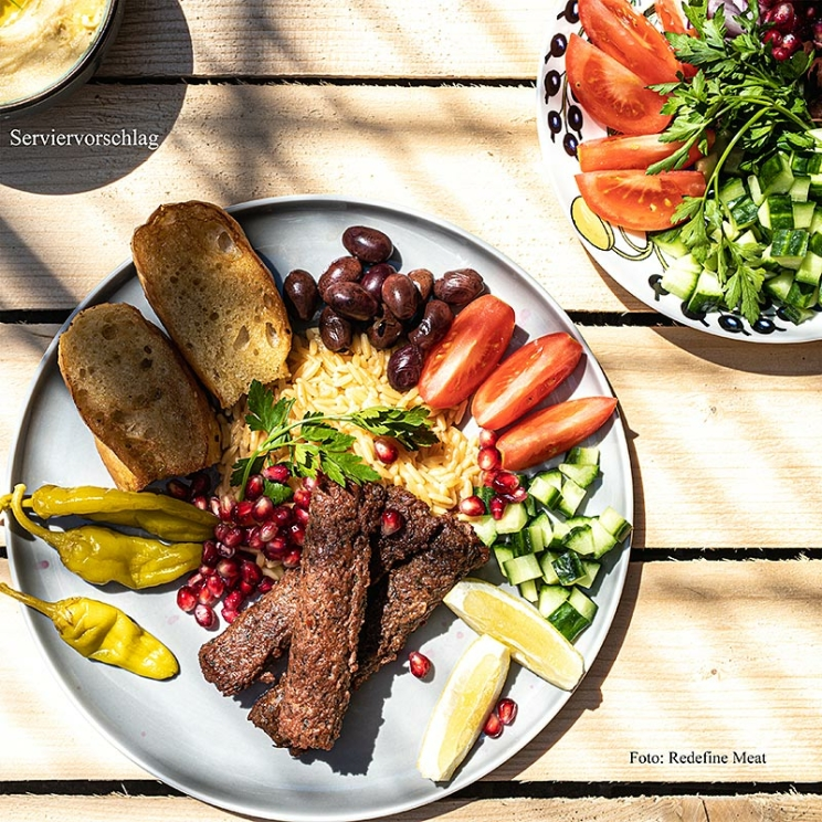Vegane Kebab Masse mit Lammgeschmack Redefine Meat, zum selberformen, 1 kg