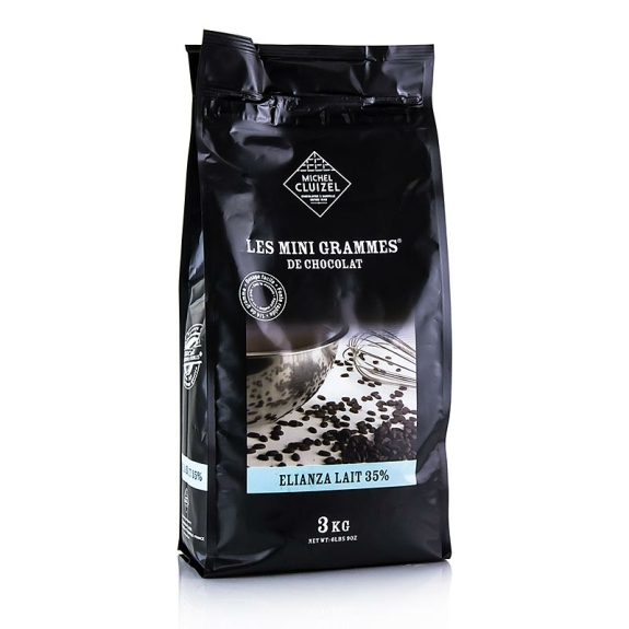 Vollmilch Kuvert&uuml;re, Grandes Teneurs Callets, Elianza 35 %
					Frankreich, Manufacture Cluizel, 3 kg
				