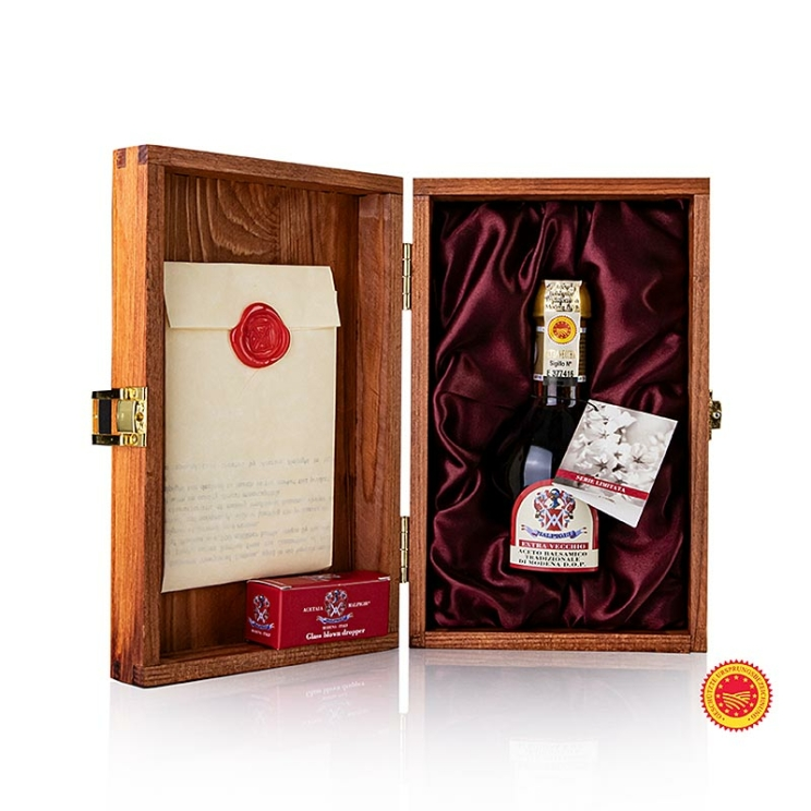Aceto Balsamico Tradizionale di Modena DOP/g.U., Ciliegio, 50 Jahre gereift, Malpighi, 100 ml