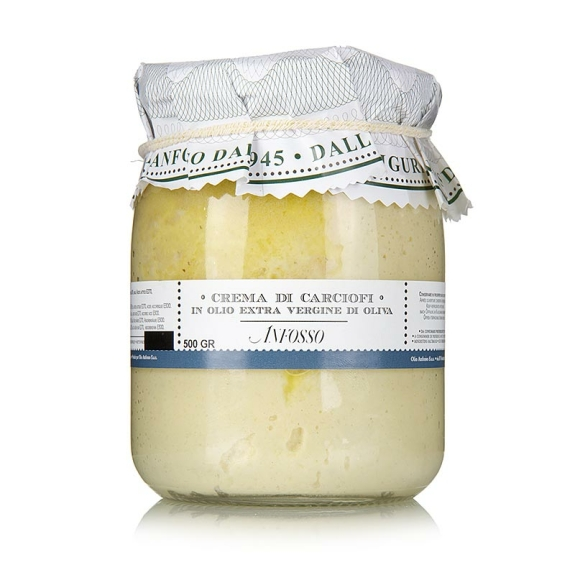 Artischockencreme
					mit Knoblauch & Oliven&ouml;l, Italien, 500 g
				
