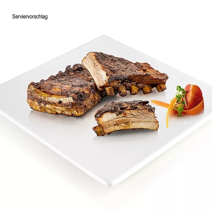 Bauchrippe St. Louis Cut vom Aktivstall Schwein, Kalieber, 1,2 kg