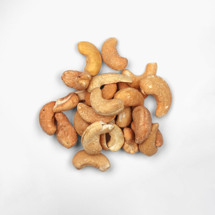 Cashewkerne geröstet & gesalzen, Weiße Dose, 100 g